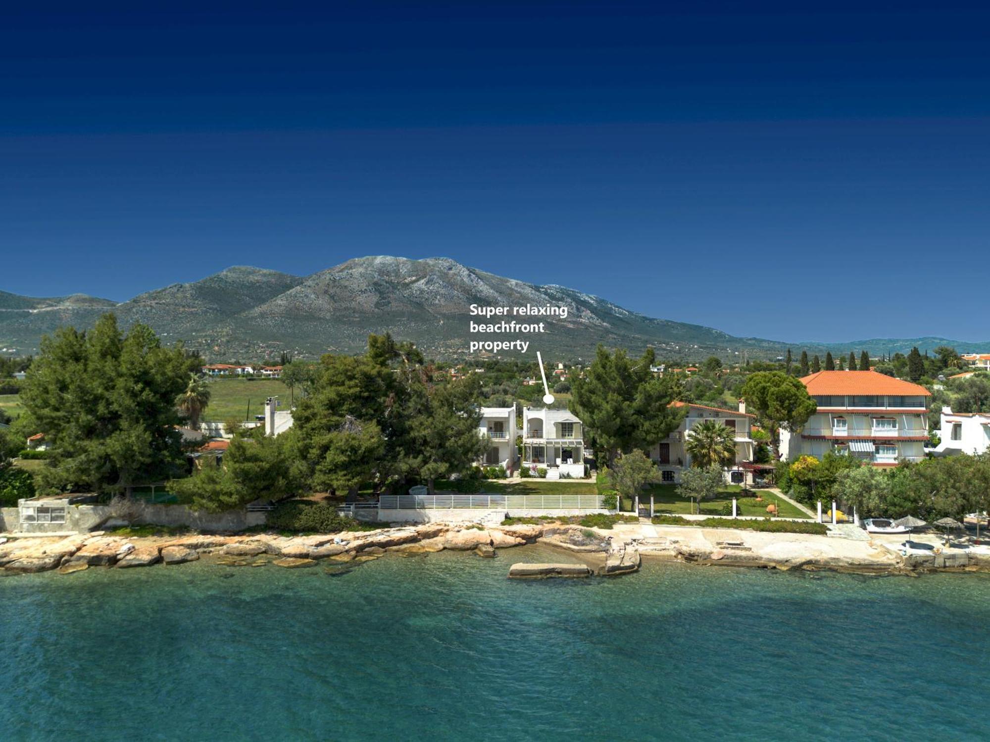 Marvelous Beach House Eretria  Bagian luar foto