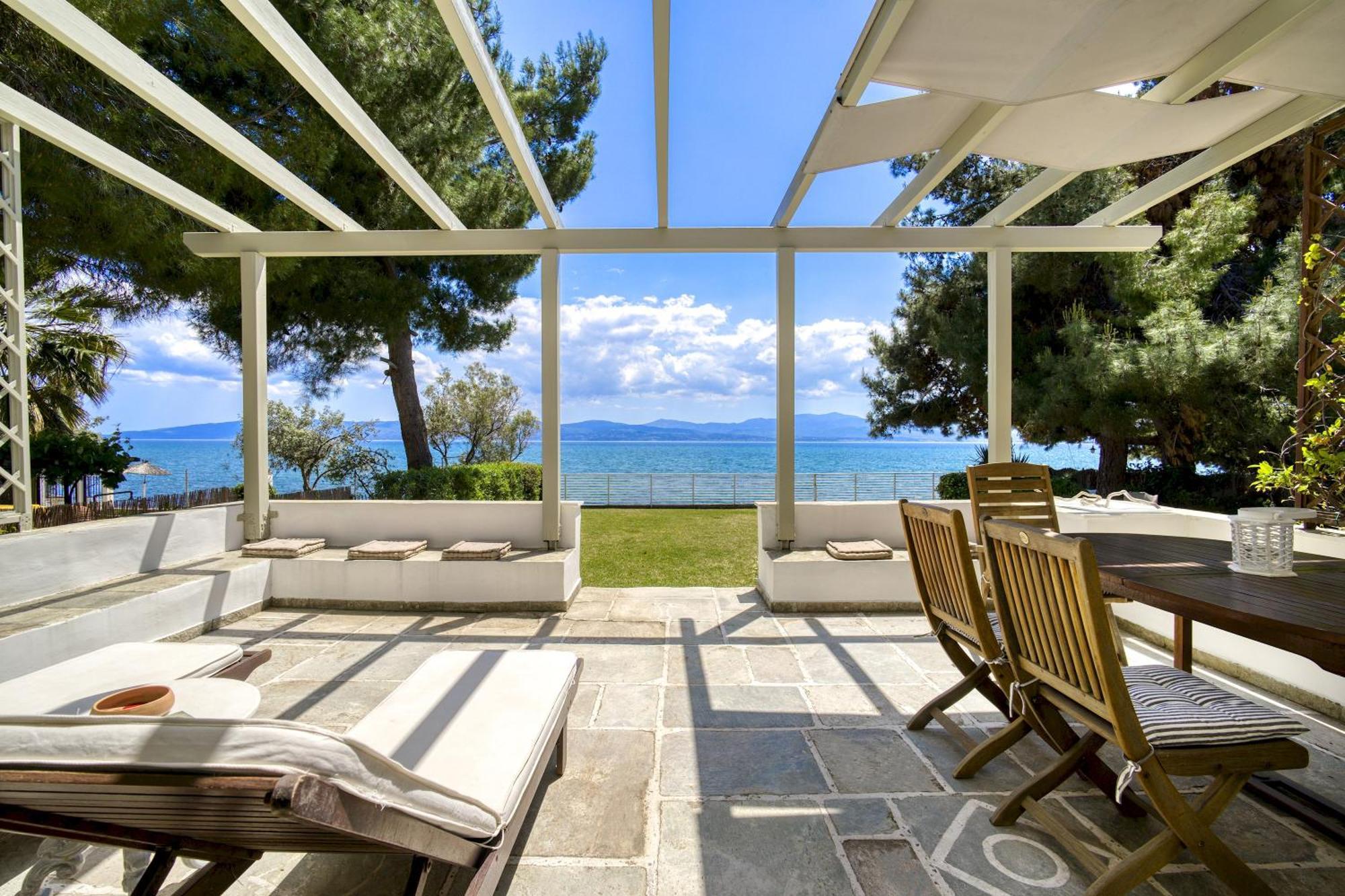 Marvelous Beach House Eretria  Bagian luar foto