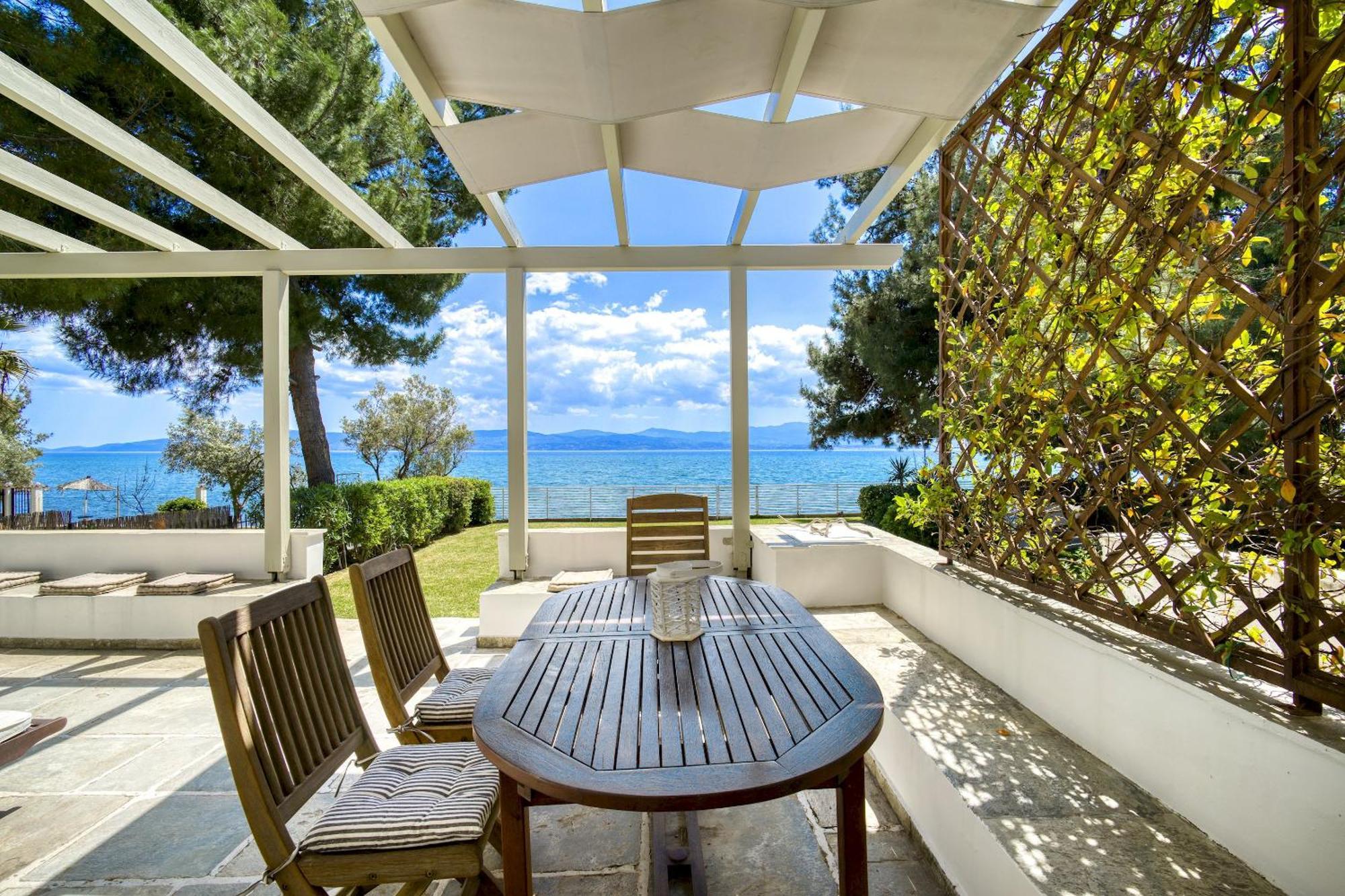 Marvelous Beach House Eretria  Bagian luar foto
